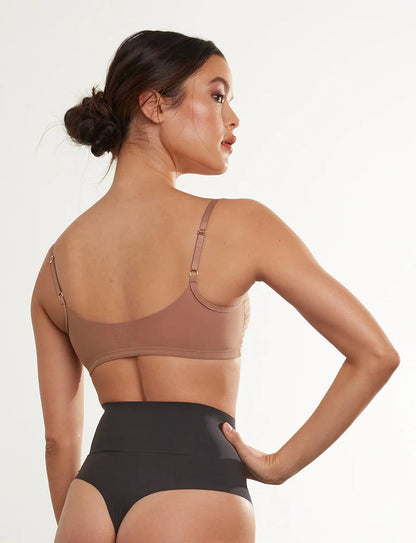 Zone Smoothing Thong Black