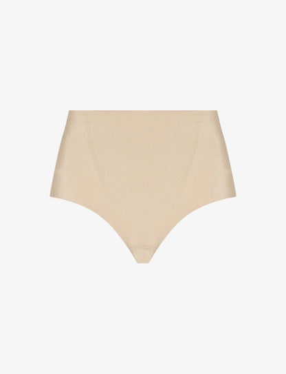 Zone Smoothing Thong in Beige